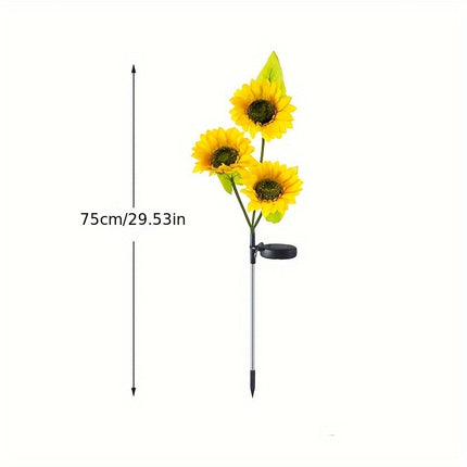 Solar Sunflower Lights - Elegant Garden Glow
