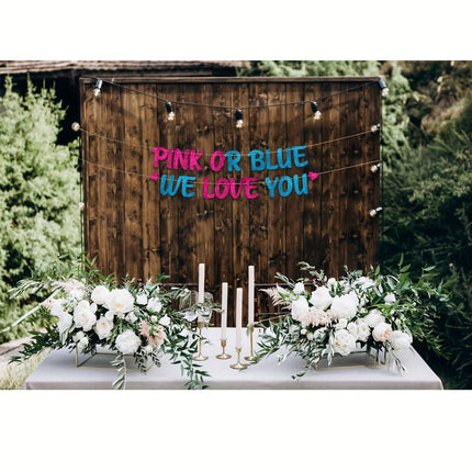 Gender Reveal Party Banner – Exciting Baby Shower Decor