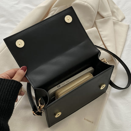 Elegant Black Quilted Crossbody Bag