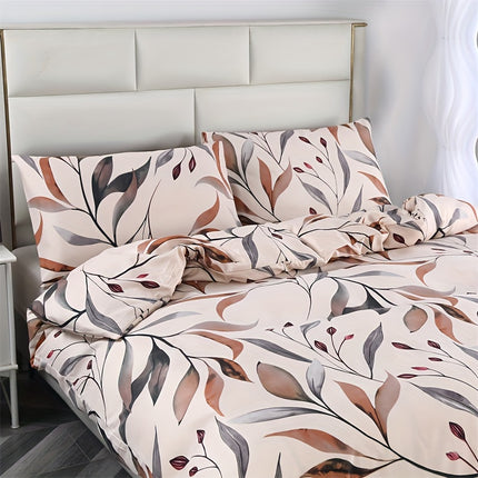 Floral Duvet Cover Set - Breathable & Cozy Bedding