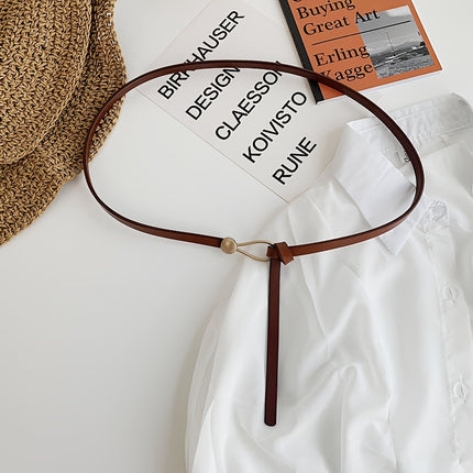 Trendy Knotted Skinny Belts