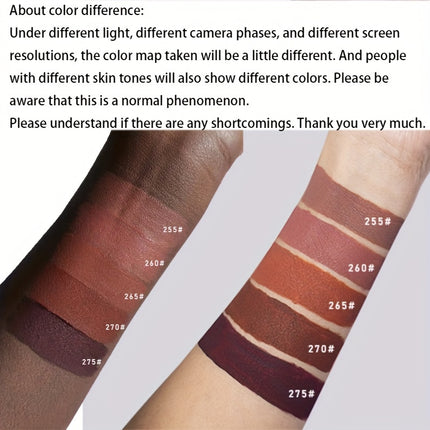 Coffee Nude Velvet Lipstick Set