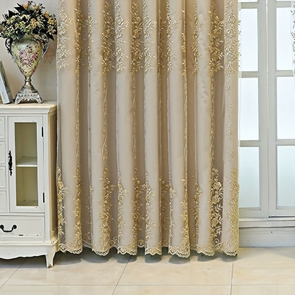 Elegant Floral Blackout Curtains