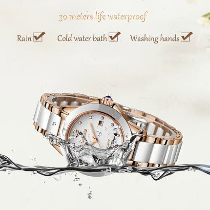 SUNKTA Women's Glitter Quartz Watch
