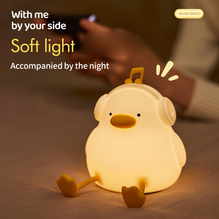 Adorable Duck Night Light – Glow & Melody Magi - Monti Bargains