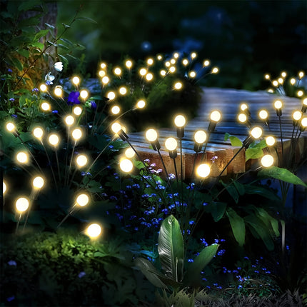 Solar Firefly Lights - Enchanting Glow for Gardens