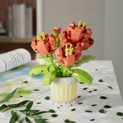 Eternal Flower Puzzle Building Blocks – Creative Assembly Set