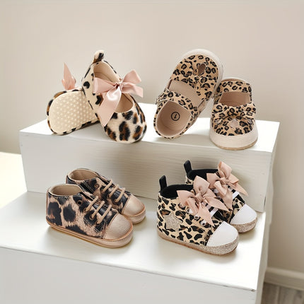 Baby Girls' Leopard Print Sneakers