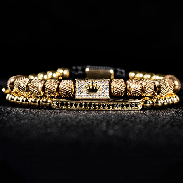 MANORSAGA 2pcs Charm Bracelet Set