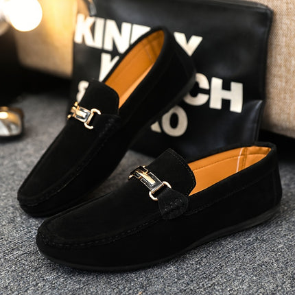 Men's Navy Blue Slip-On Loafers