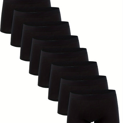 4-12pcs Men's Cotton Stretch Boxer Briefs
