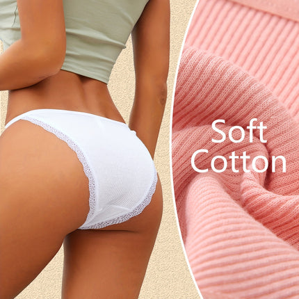 6pcs Lace Stitching Intimates