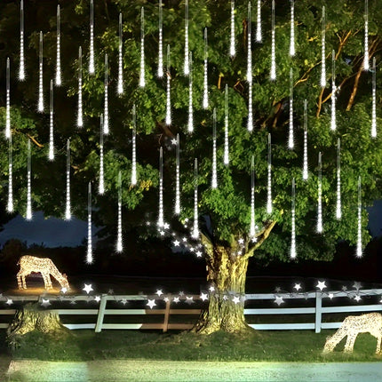USB Christmas Meteor Shower Lights - Sparkling Outdoor Decor