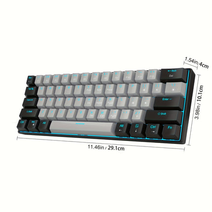 Compact 60% Gaming Keyboard - Monti Bargains