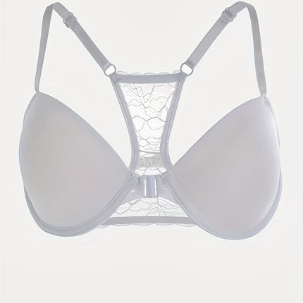 Lace Buckle Push-Up Bra