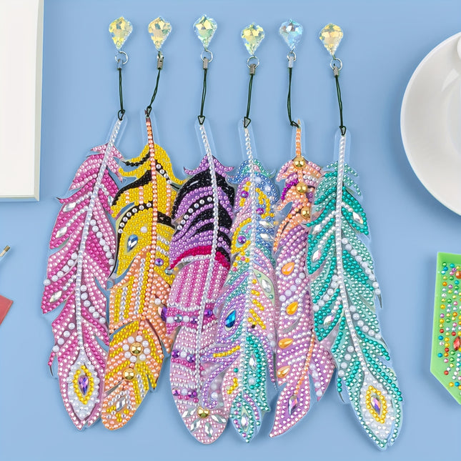 6 Pcs LazyFold Diamond Painting Bookmarks