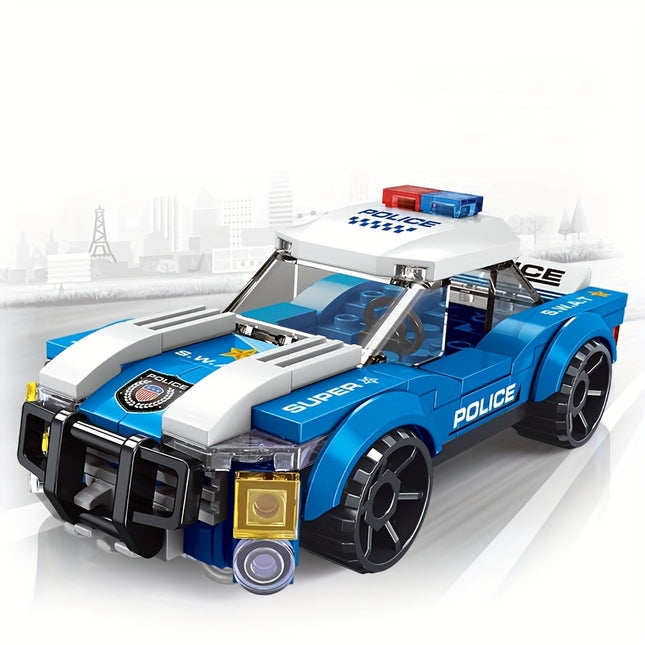 92+PCS Police Car Building Block Set