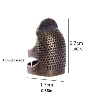Vintage Golden Metal Sewing Thimble