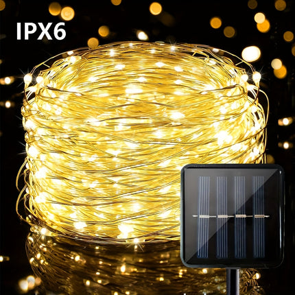 Solar Fairy Lights - Magical Outdoor Holiday Decorations