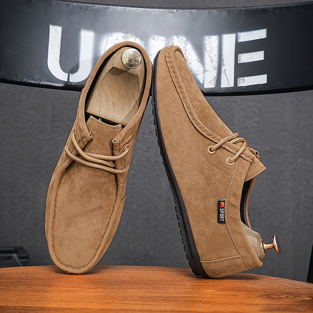 Men’s Vintage Solid Color Loafers