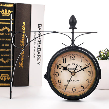 Retro Wall Clock - Elegant Outdoor Patio Timepiece