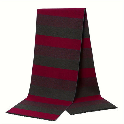 Men’s Luxury Faux Cashmere Plaid Scarf