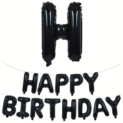 Customizable Foil Letter Balloon Banner