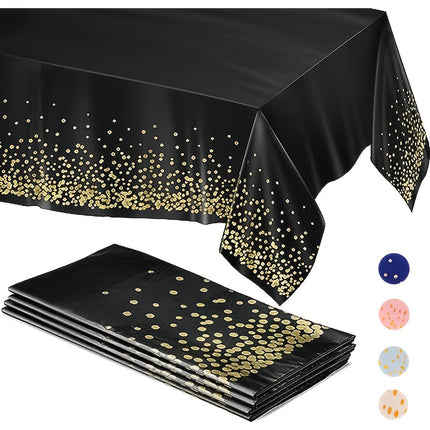 Golden Dot Tablecloth – Elegance Made Easy!