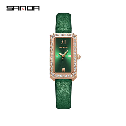 SANDA Women's Rectangular Quartz Watch