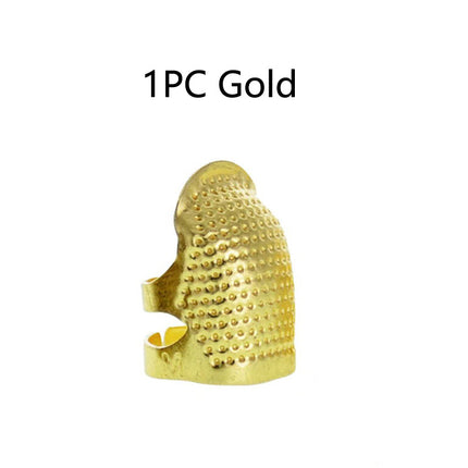 Vintage Golden Metal Sewing Thimble