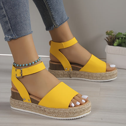 Chic Wedge Sandals – Comfy & Stylish