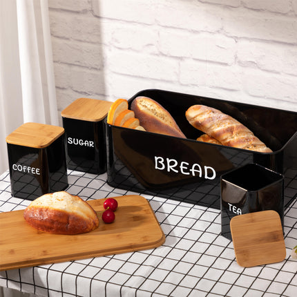 Large Bread Box & 3pcs Storage Set