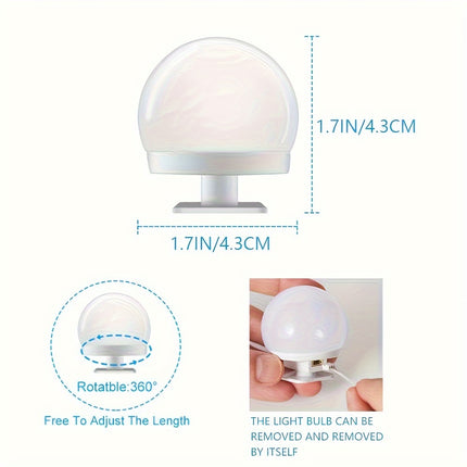LED Makeup Mirror Lights Kit
