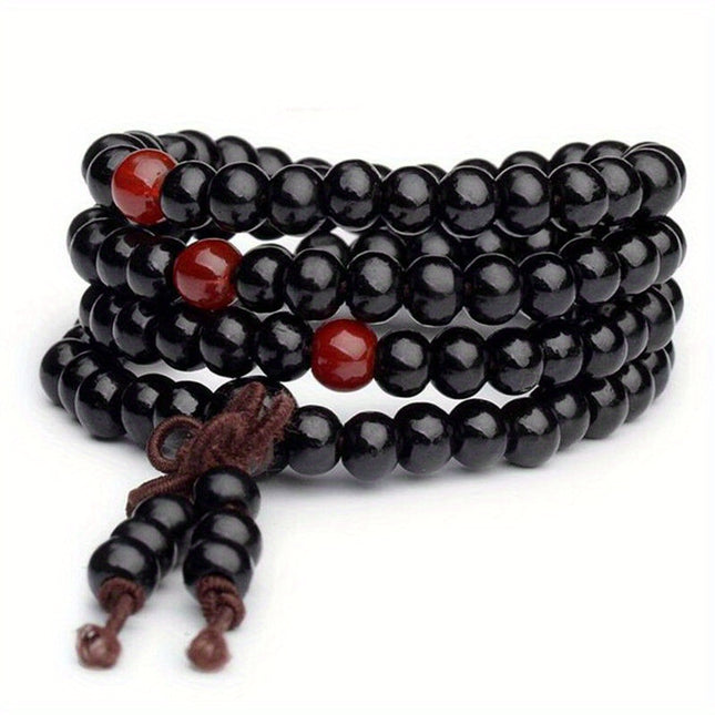 Men's 108 Beads Sandalwood Prayer Bracelet