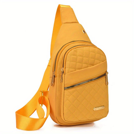 Quilted Casual Chest Bag
