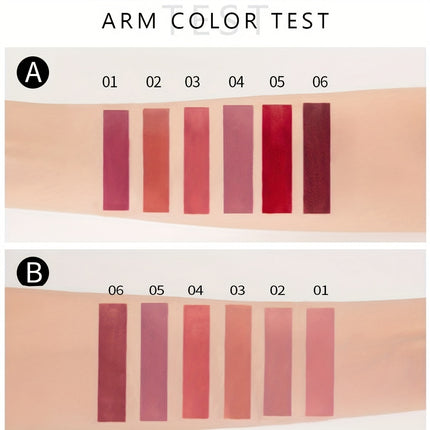 6-Piece Matte Liquid Lipstick Set