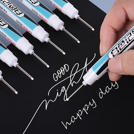 3pcs White Marker Pens for Crafts