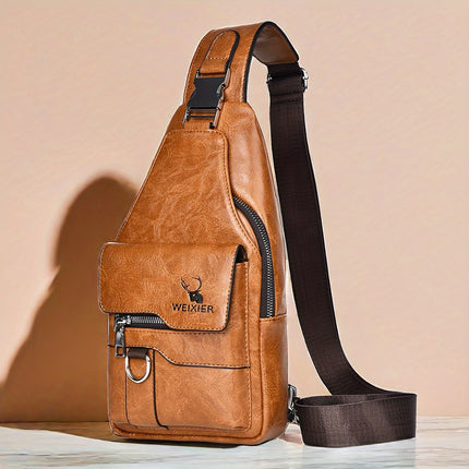 Waterproof Wear-Resistant Men's Crossbody Bag