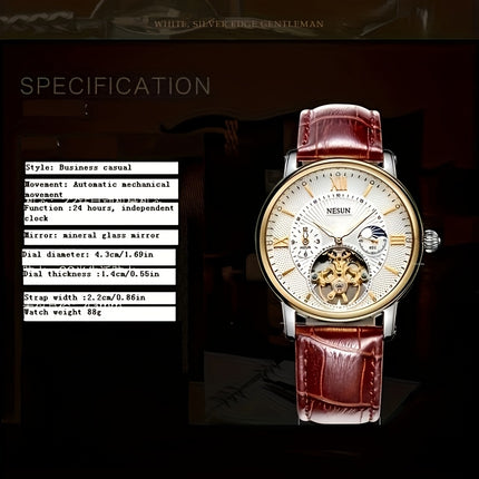 Elegant Hollow Mechanical Watch