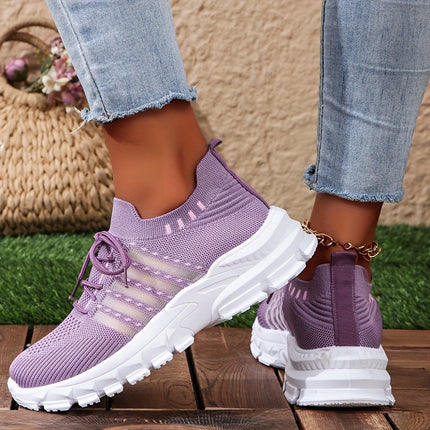 Women's Breathable Platform Sneakers
