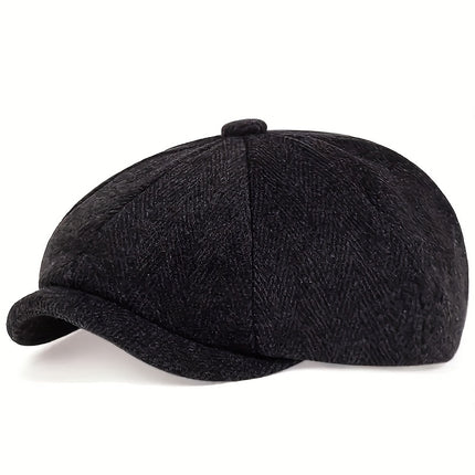 Men's Retro Herringbone Gatsby Hat