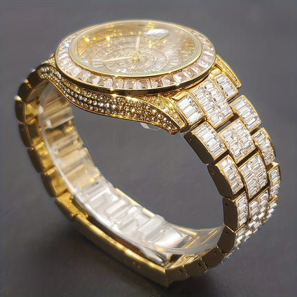 Men's Hip Hop Diamond Watch