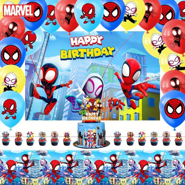 35pcs Spider-Man Party Decor Set