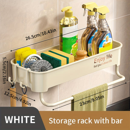 Easy-Install Thick Kitchen Sink Organizer - No-Drill Storage