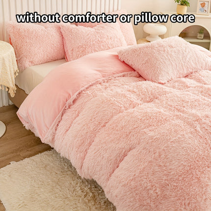 Pink Solid Color Bedding Set - Soft & Stylish Comfort