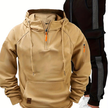 2pcs Men's Fall/Winter Sportswear Set