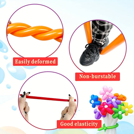 100pcs Twisting Balloons – Create Magical Party Moments