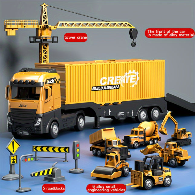 Giant Alloy Crane Toy Set