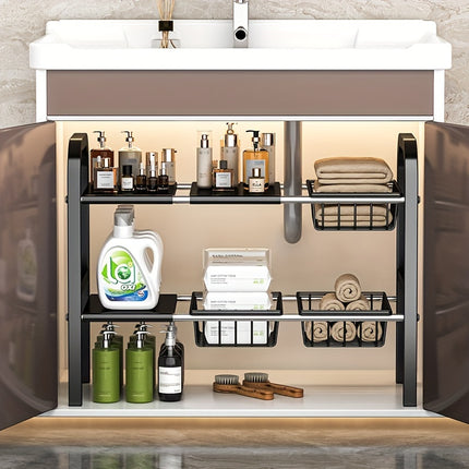 Expandable Sink Storage Rack Set