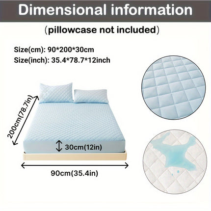 3-Layer Quilted Waterproof Fitted Sheet Protector